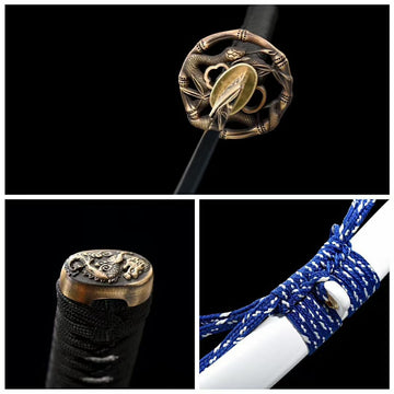 The Takehebi Handmade Katana Pattern Steel